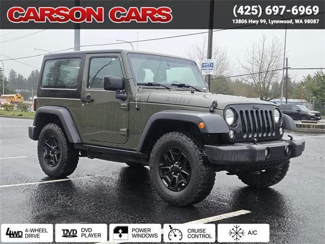 used 2015 Jeep Wrangler car, priced at $15,995