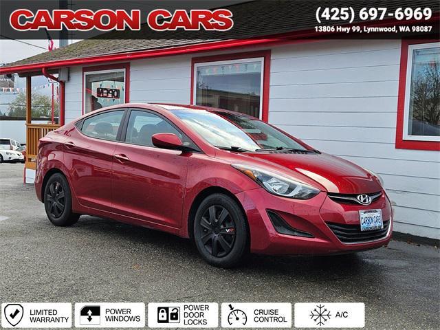 used 2016 Hyundai Elantra car, priced at $8,995