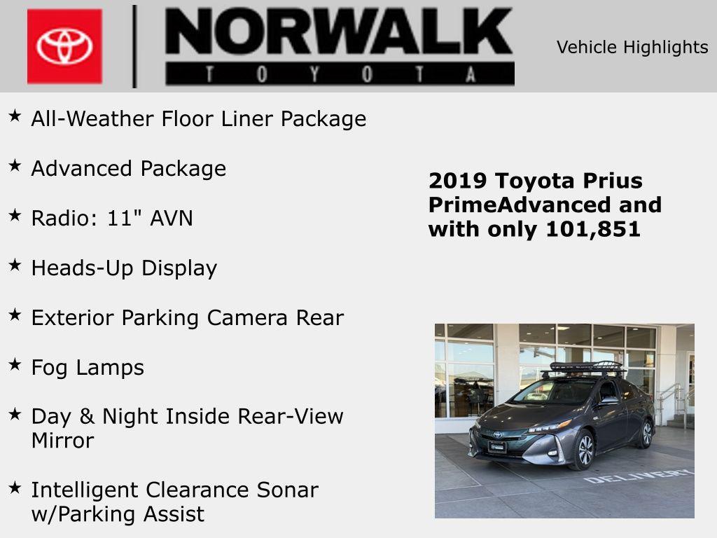 used 2019 Toyota Prius Prime car, priced at $20,991