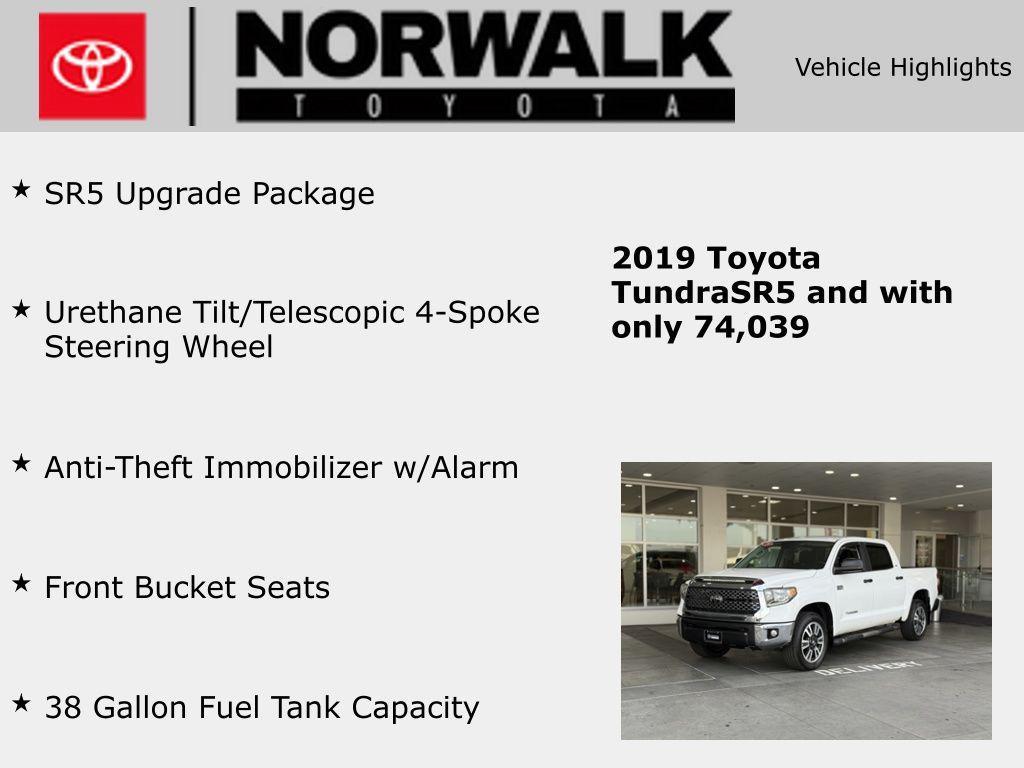 used 2019 Toyota Tundra car, priced at $34,295
