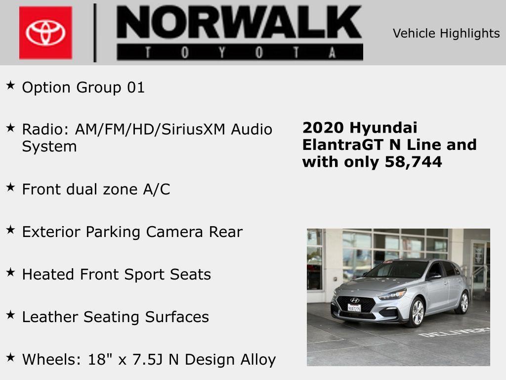 used 2020 Hyundai Elantra GT car, priced at $16,888