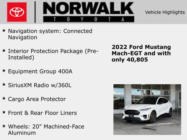 used 2022 Ford Mustang Mach-E car, priced at $28,722