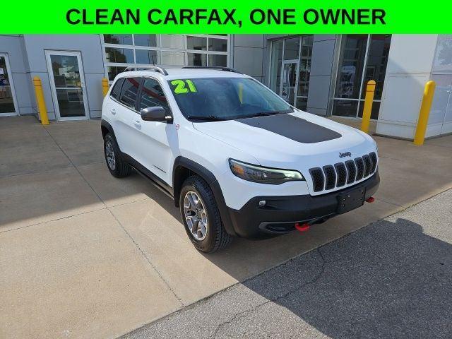 used 2021 Jeep Cherokee car, priced at $17,363