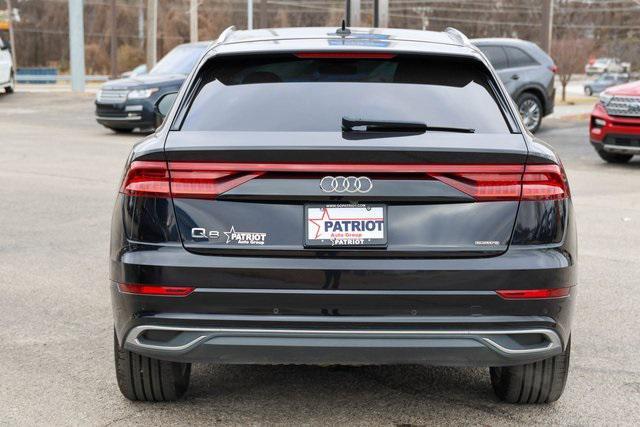 used 2021 Audi Q8 car, priced at $32,000