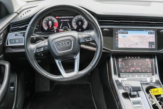 used 2021 Audi Q8 car, priced at $32,000