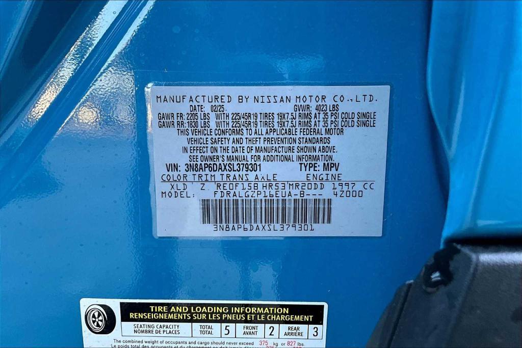 new 2025 Nissan Kicks car, priced at $28,312