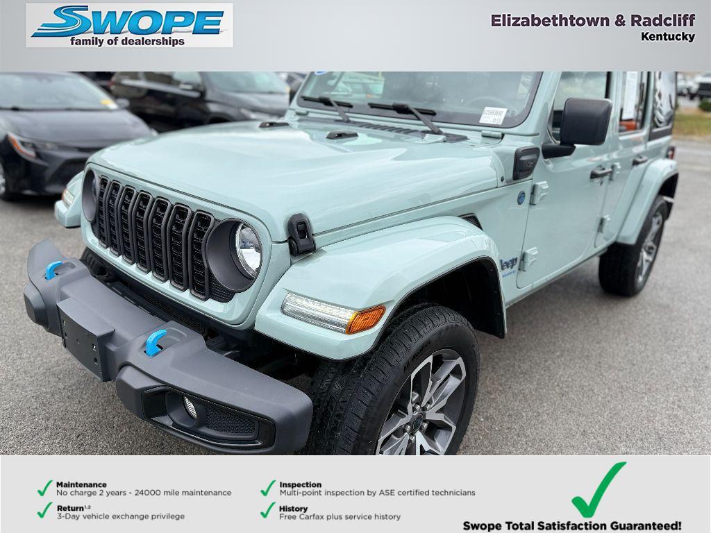 used 2024 Jeep Wrangler 4xe car, priced at $28,897