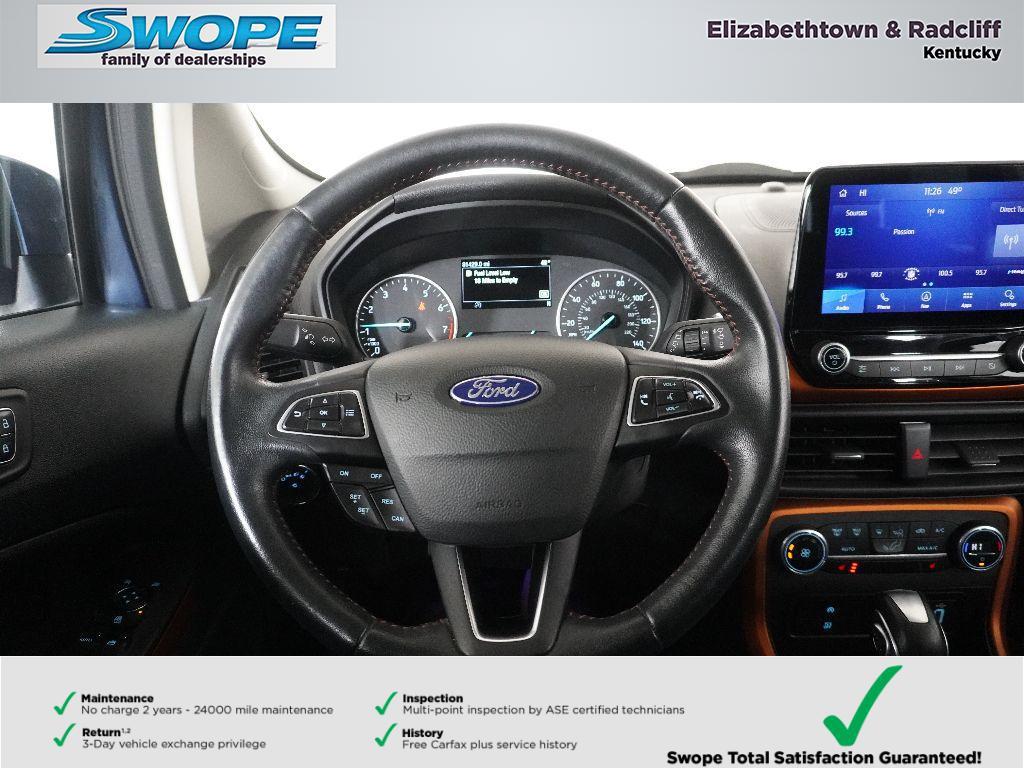 used 2022 Ford EcoSport car, priced at $15,830
