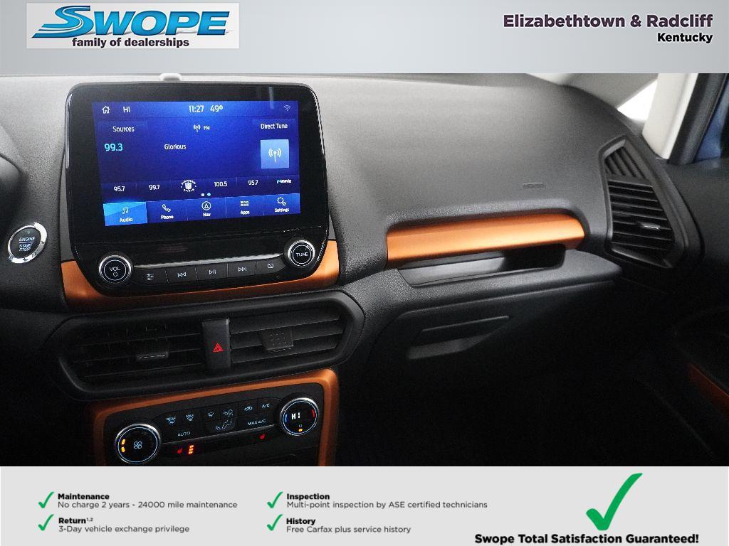 used 2022 Ford EcoSport car, priced at $15,830