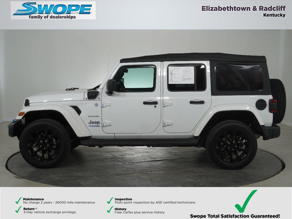 used 2022 Jeep Wrangler Unlimited 4xe car, priced at $29,445