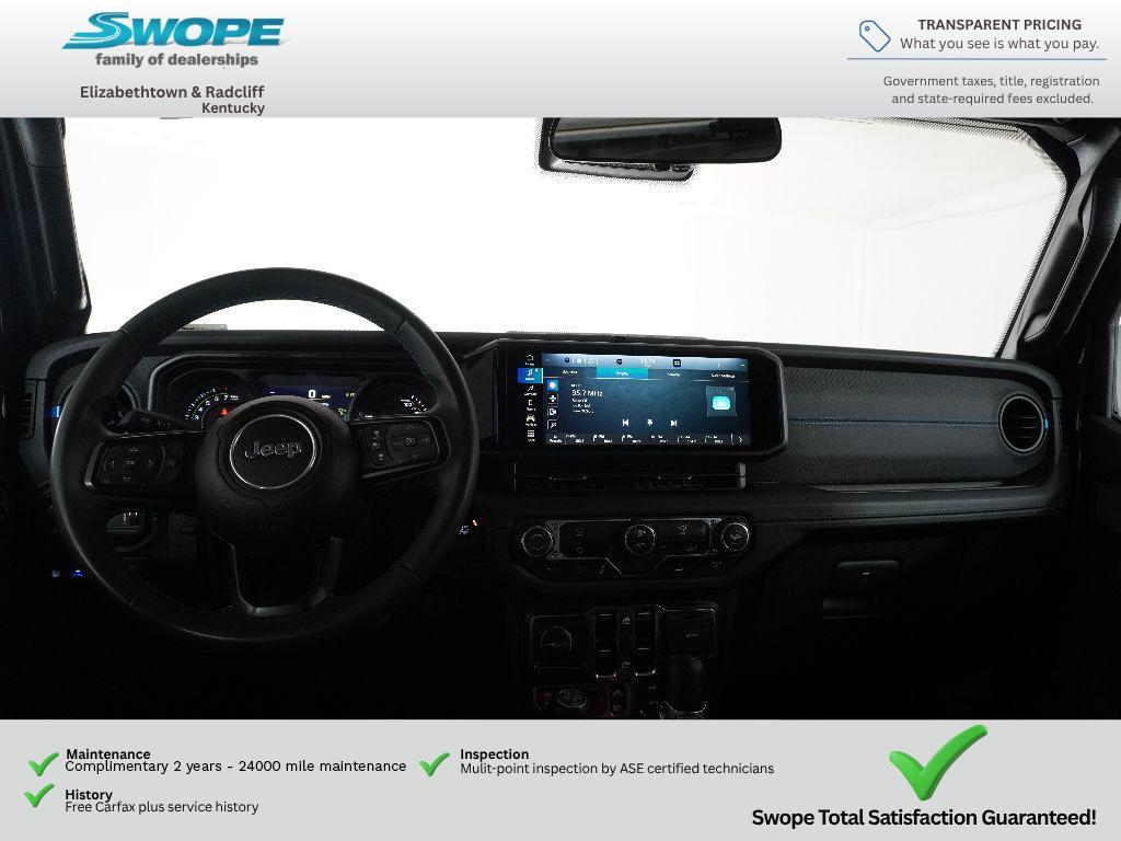 used 2024 Jeep Wrangler 4xe car, priced at $33,723