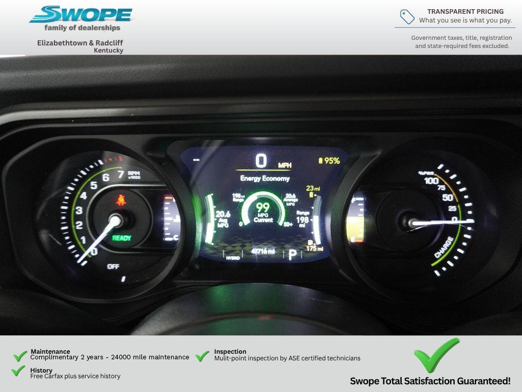 used 2024 Jeep Wrangler 4xe car, priced at $33,723