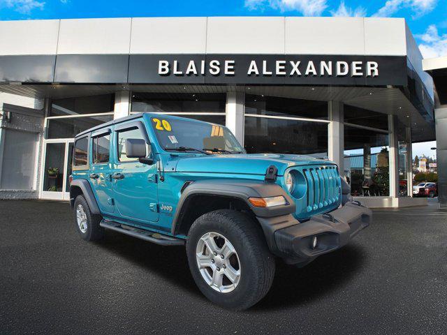used 2020 Jeep Wrangler Unlimited car, priced at $17,000