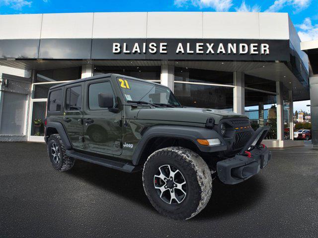used 2021 Jeep Wrangler Unlimited car, priced at $28,500