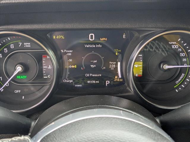 used 2021 Jeep Wrangler Unlimited 4xe car, priced at $23,240