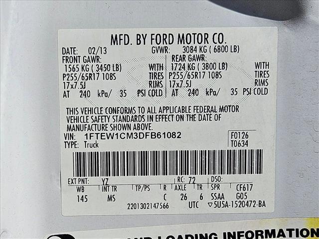 used 2013 Ford F-150 car, priced at $14,725