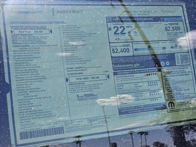 new 2025 Chrysler Pacifica car, priced at $39,292