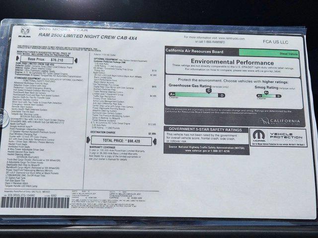 new 2026 Ram 2500 car, priced at $90,242