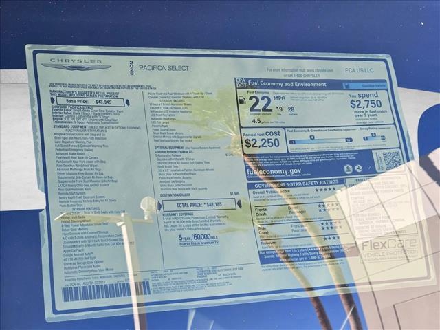 new 2026 Chrysler Pacifica car, priced at $40,193