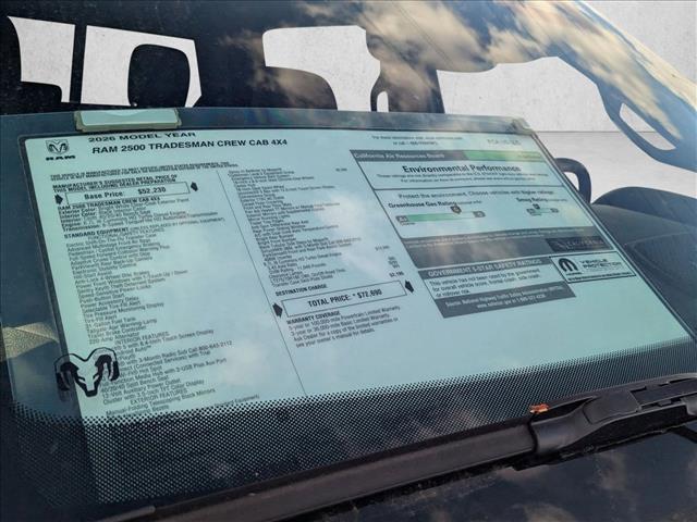 new 2026 Ram 2500 car, priced at $64,718