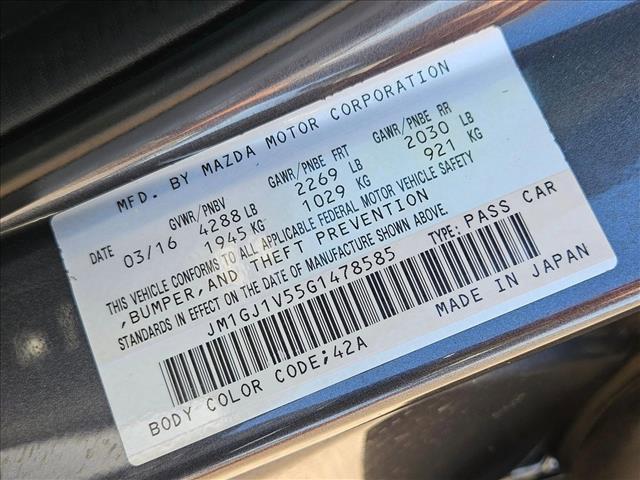 used 2016 Mazda Mazda6 car, priced at $15,582