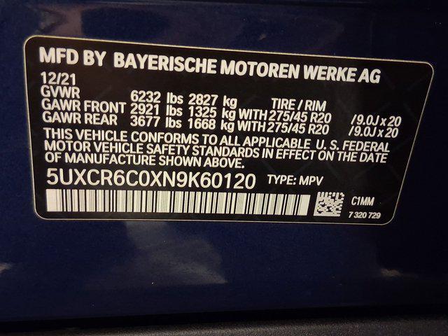 used 2022 BMW X5 car, priced at $35,498