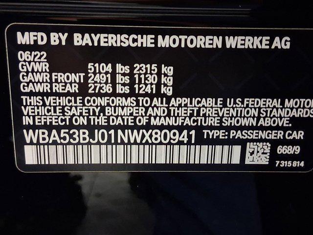 used 2022 BMW 540 car, priced at $42,999