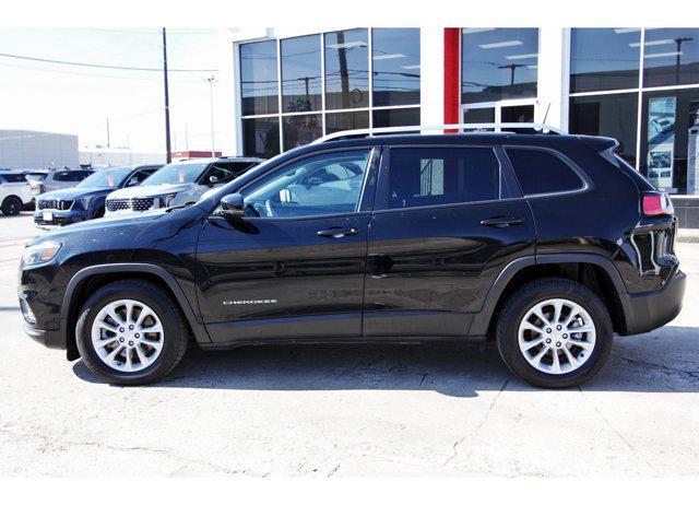 used 2021 Jeep Cherokee car, priced at $17,588