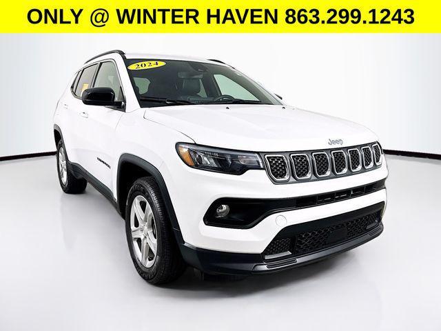 used 2024 Jeep Compass car, priced at $18,702