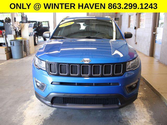 used 2021 Jeep Compass car, priced at $21,500