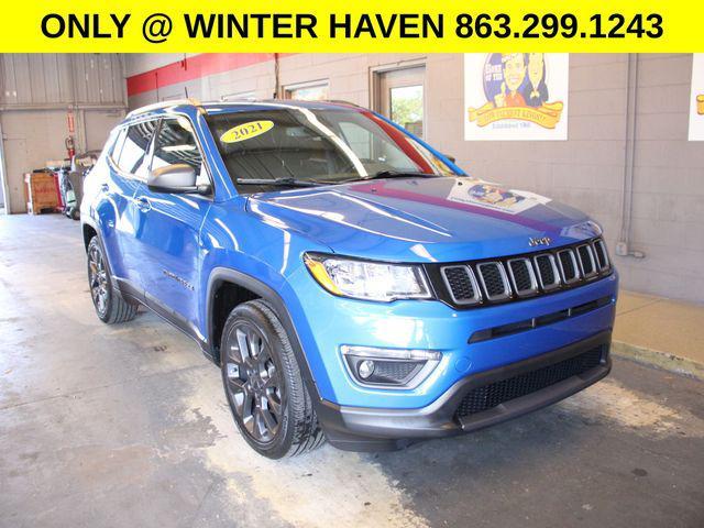 used 2021 Jeep Compass car, priced at $21,500