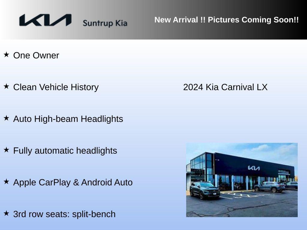 used 2024 Kia Carnival car, priced at $26,495