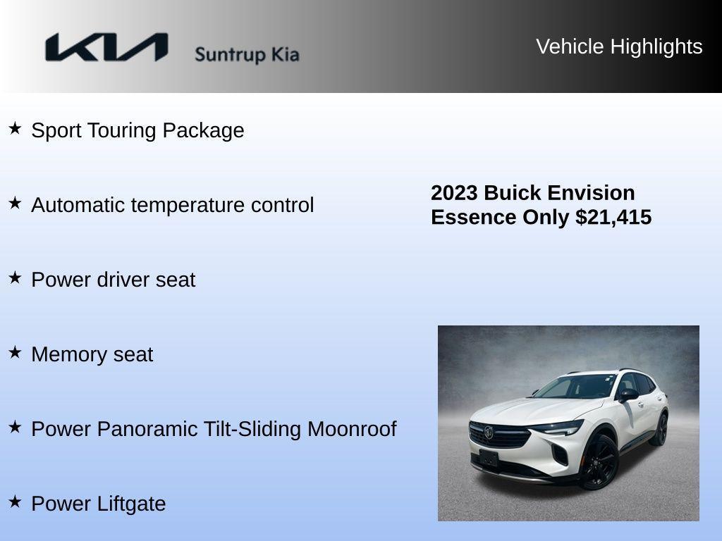 used 2023 Buick Envision car, priced at $21,415