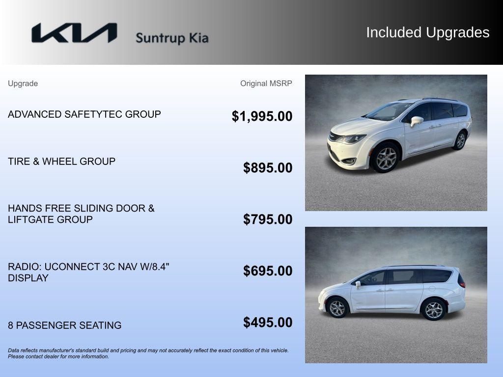 used 2017 Chrysler Pacifica car, priced at $13,495