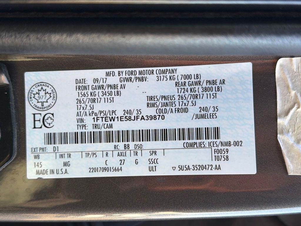 used 2018 Ford F-150 car, priced at $23,325