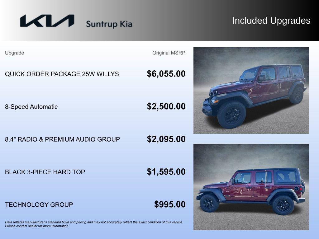 used 2021 Jeep Wrangler car, priced at $27,475