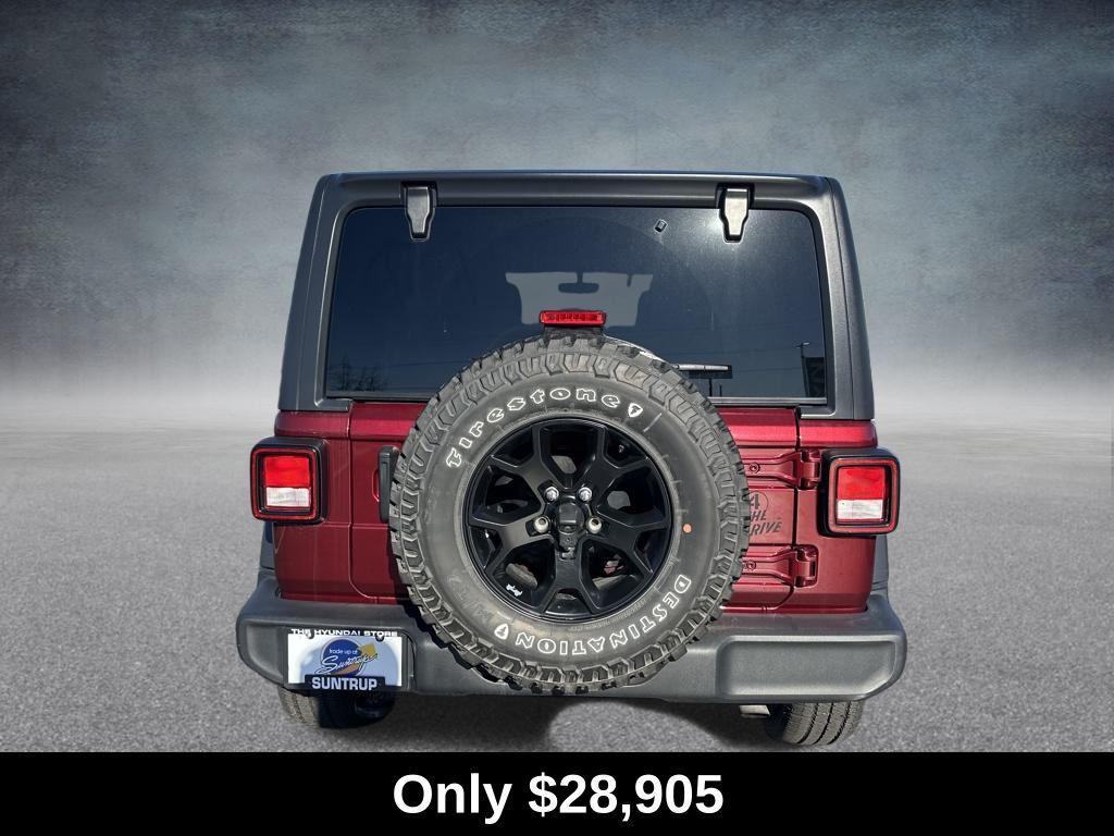 used 2021 Jeep Wrangler car, priced at $27,475