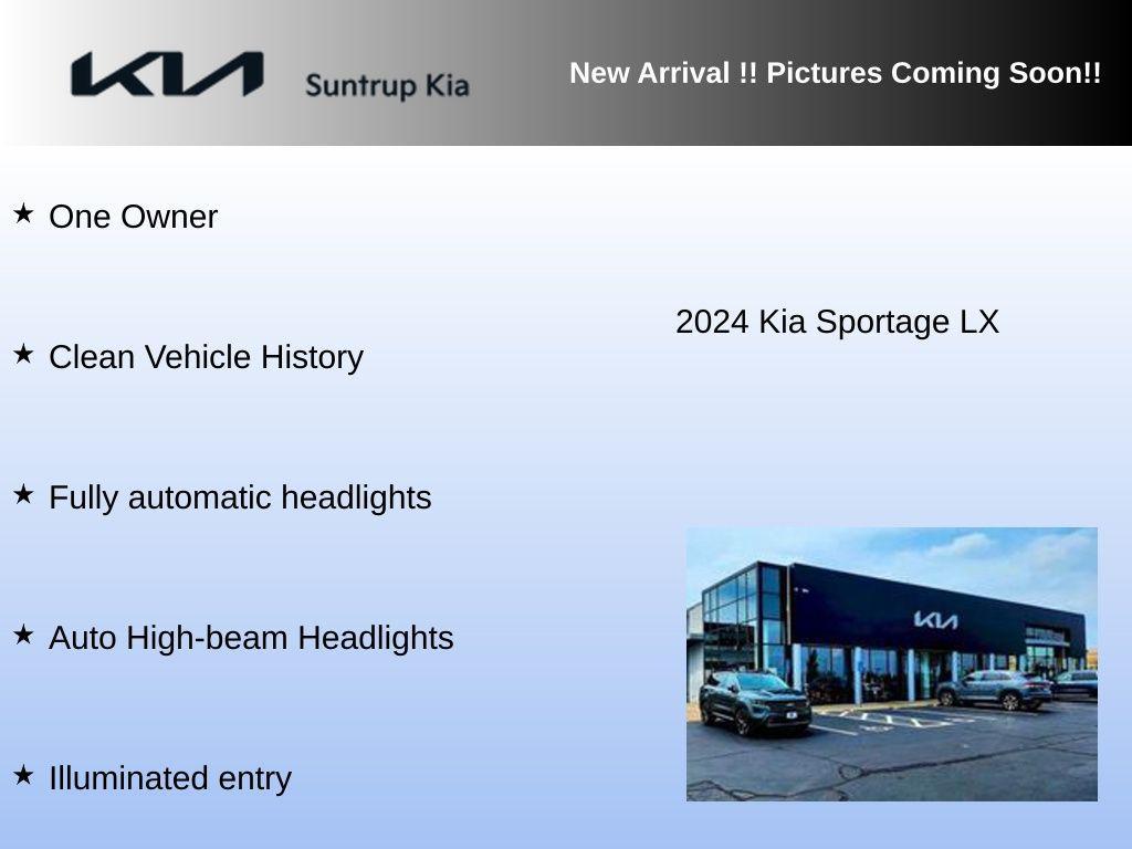 used 2024 Kia Sportage car, priced at $19,995