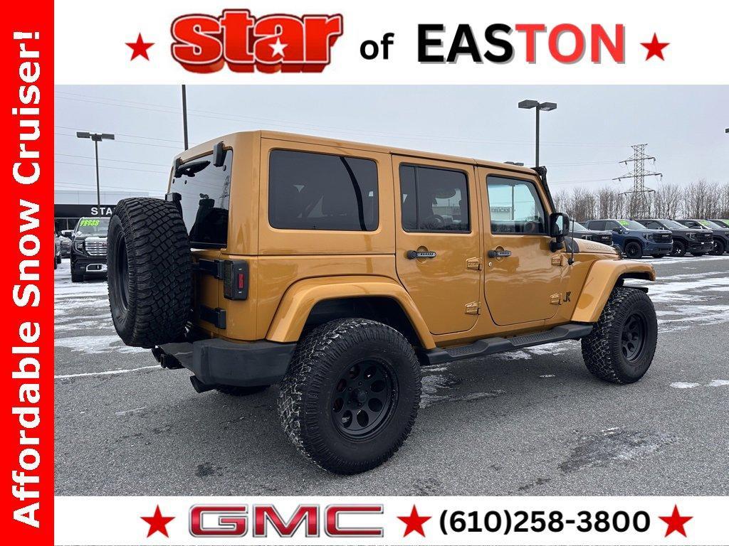 used 2014 Jeep Wrangler Unlimited car, priced at $17,478