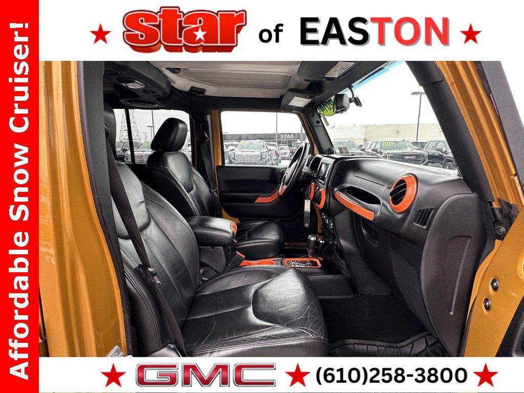 used 2014 Jeep Wrangler Unlimited car, priced at $17,478