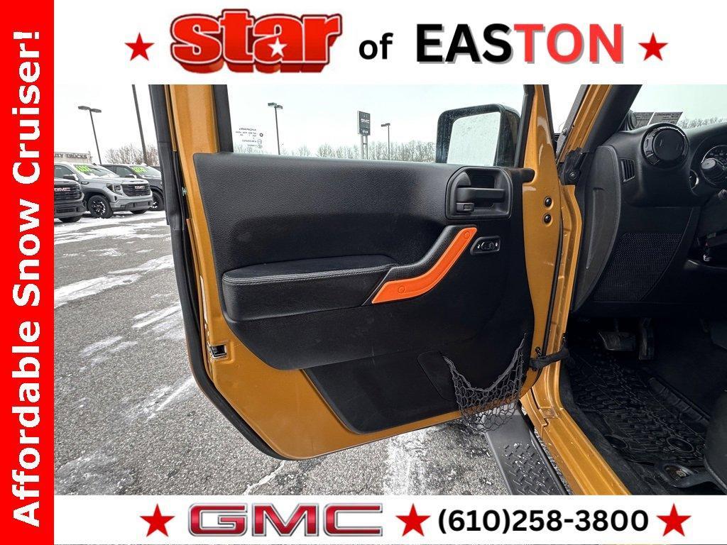 used 2014 Jeep Wrangler Unlimited car, priced at $17,478