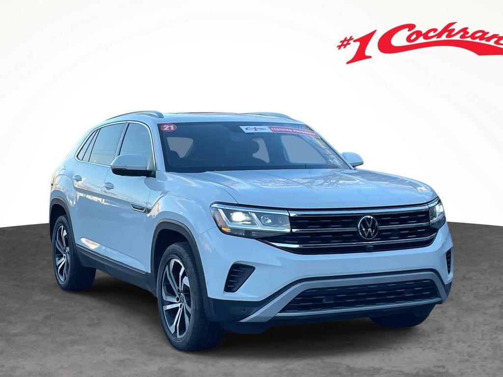 used 2021 Volkswagen Atlas Cross Sport car, priced at $22,498