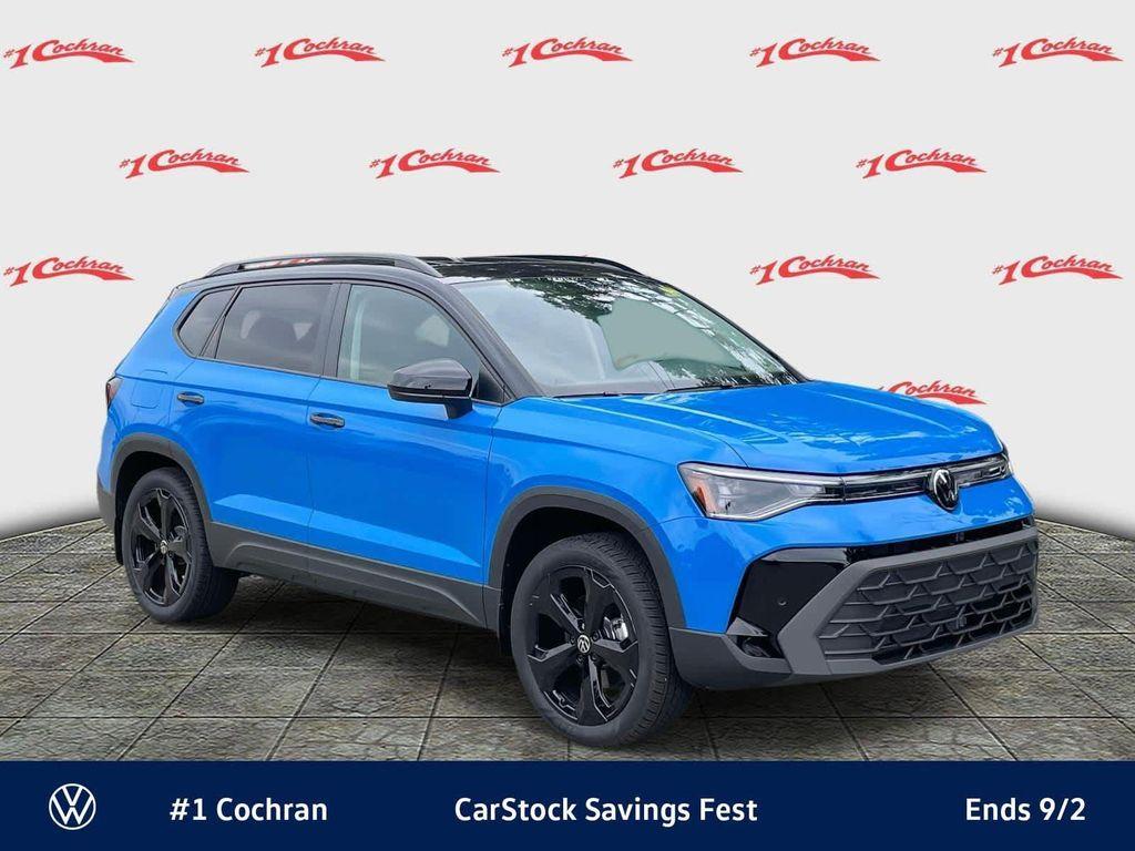 new 2025 Volkswagen Taos car, priced at $30,376