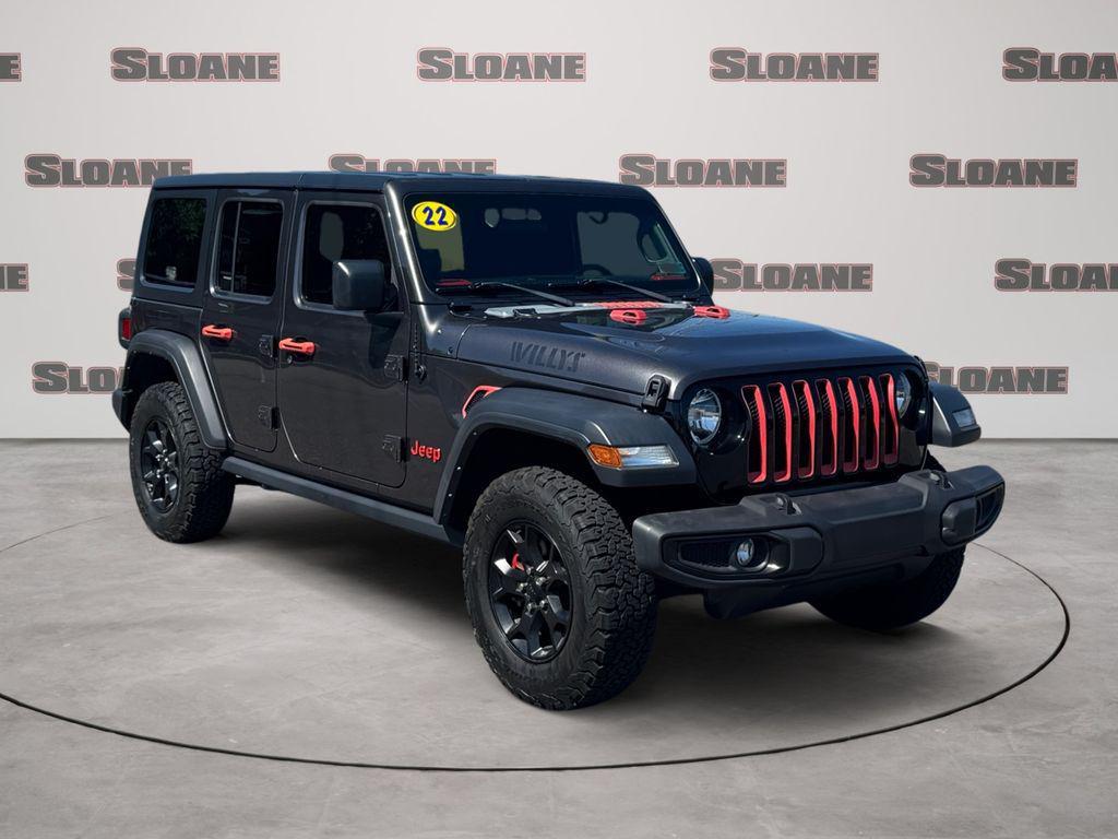 used 2022 Jeep Wrangler Unlimited car, priced at $30,207