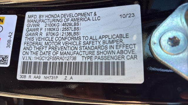 used 2024 Honda Accord Hybrid car, priced at $30,982