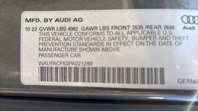 used 2023 Audi A5 car, priced at $33,989