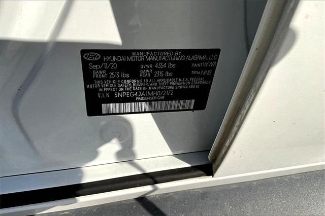 used 2021 Hyundai Sonata car, priced at $16,436