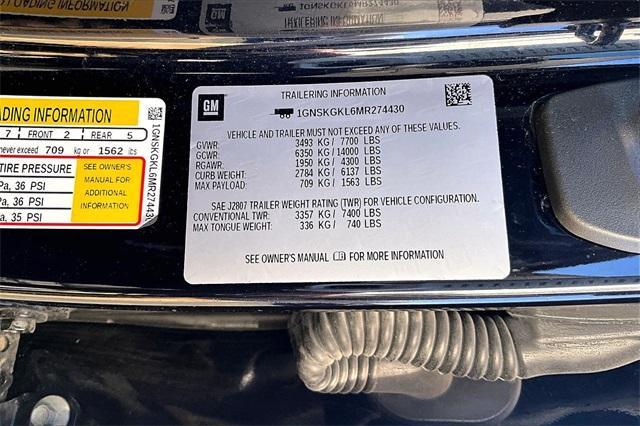 used 2021 Chevrolet Suburban car, priced at $50,364