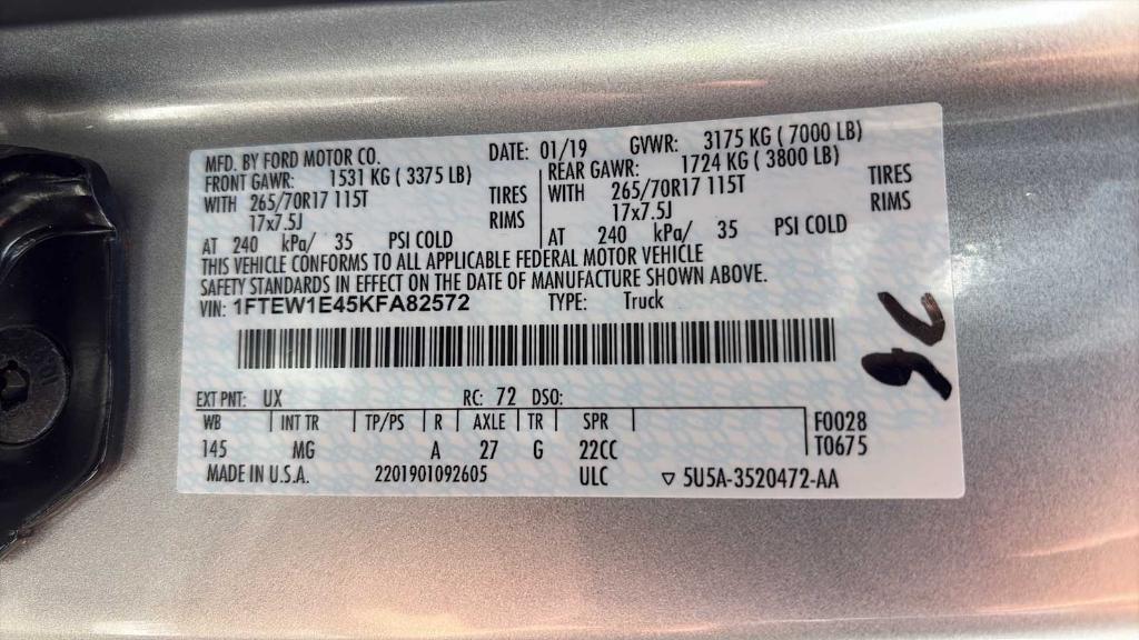 used 2019 Ford F-150 car, priced at $29,998