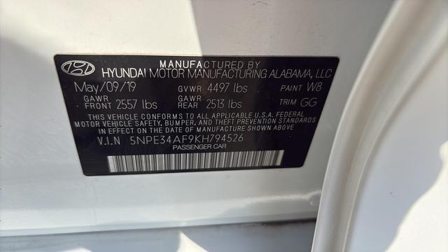 used 2019 Hyundai Sonata car, priced at $16,750